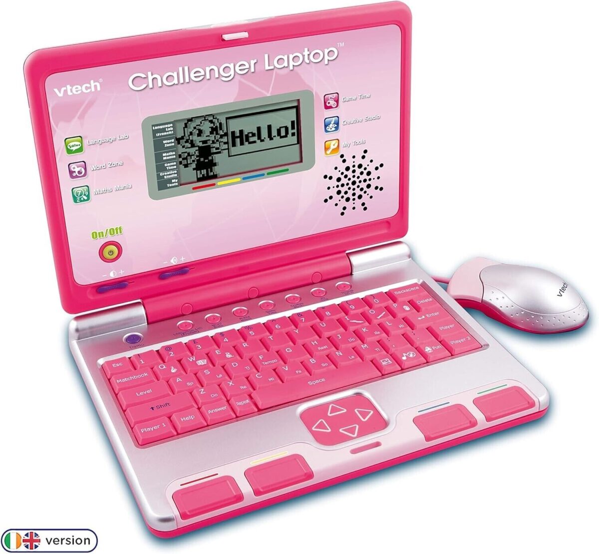 67c70bd77a66b40d305e0153-vtech-challenger-laptop-pink-learning.jpg Challenger Laptop (Pink) - Image 1