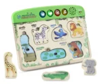 Interactive Wooden Animal Puzzle (English-French) - Image 2