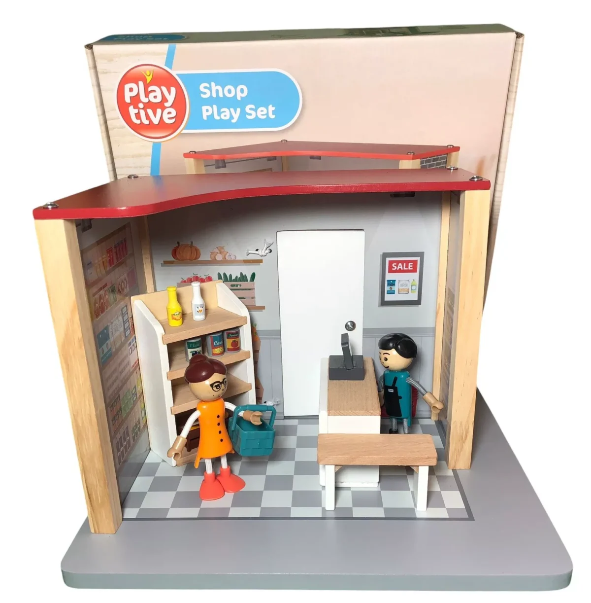 Wooden Grocery Store Play Set - Image 2
