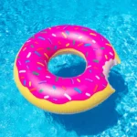 Splash Strawberry Donut Tube Pool Float