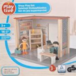Wooden Grocery Store Play Set